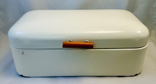 Emaille brotkasten mit - emaille,