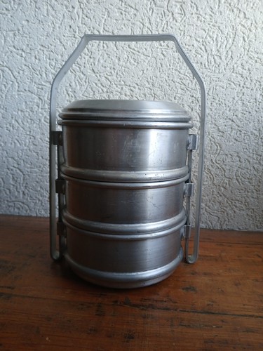 Antik alter henkelmann alu - henkelmann, alt