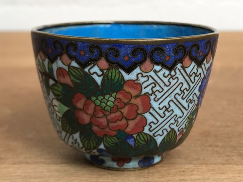 Antik cloisonné becher schale - antik,