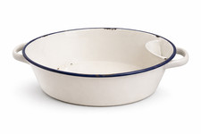 Antike Emaille Waschschüssel