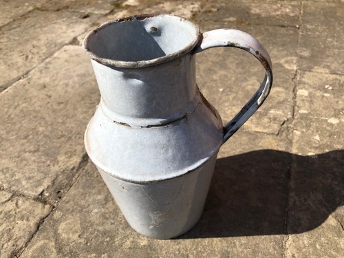 Emaille kanne antik mit - kanne, –