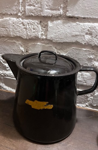 Antike emaille kaffeekanne - antike,