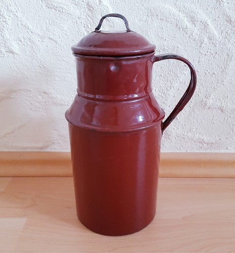 Kanne emaille braun - kanne,