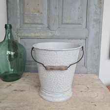 C4188 Emaille Eimer | weiß -