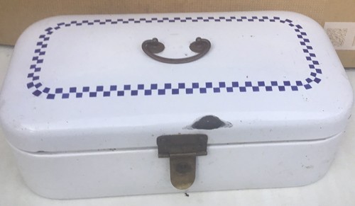 Alter emaille brotkasten - emaille,