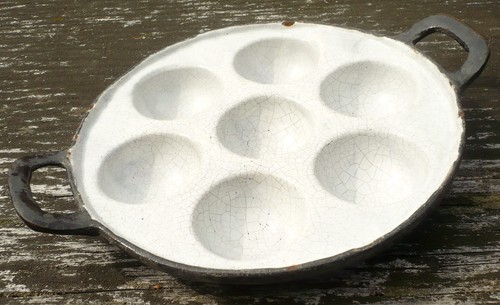 Antike eierpfanne munkepanne - antike,
