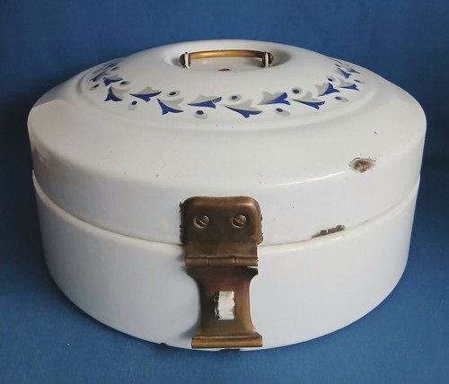 Antiker emaille brotkasten - antiker,