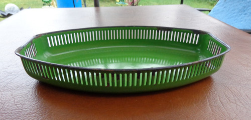 Antiker emaille brotkorb - ,
