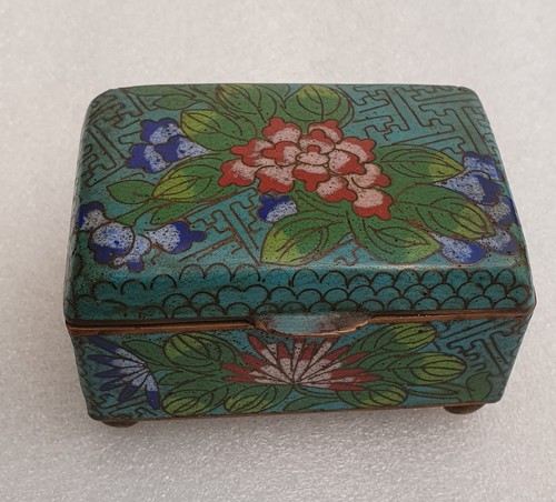 Dose etui emaille cloisonne - etui,