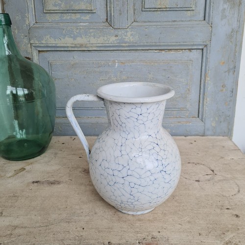 C2046 emaille vase - emaille,