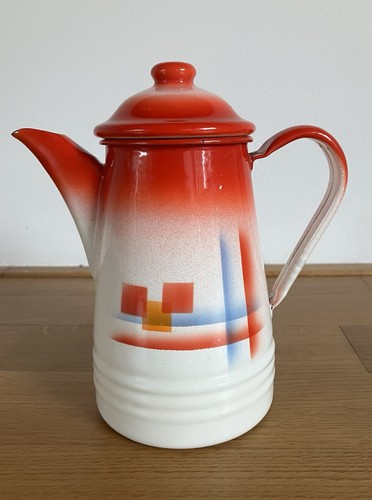Vintage emaille kanne - vintage,