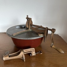 Antike Emaille Rühr Schüssel