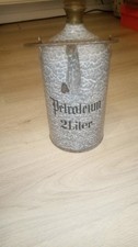 Alte Petroleum Kanne Emaille