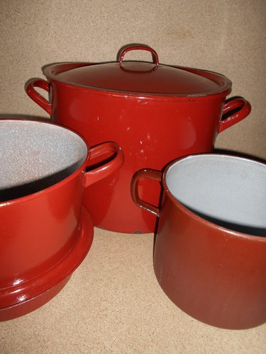 Emaille koch toepfe - emaille,