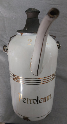 Antike emaille petroleumkanne - antike, emaille-petroleumkanne